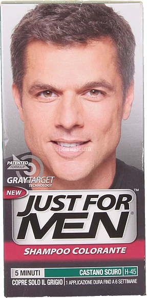 2 pezzi di just for men castano scuro ml.60 - Imagen 1 de 1