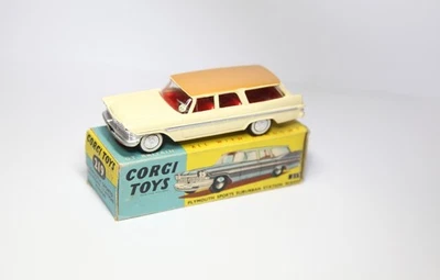Corgi 219 Plymouth Sports Suburban In Original Box - Near Mint Vintage 1960s - Image 1 of 4