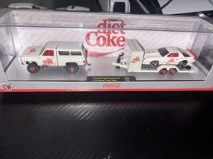 M2 Machines CHASE 1973 Chevy Cheyenne Super 10 4X4 & 1985 Chevy Camaro IROC-Z - Picture 1 of 1