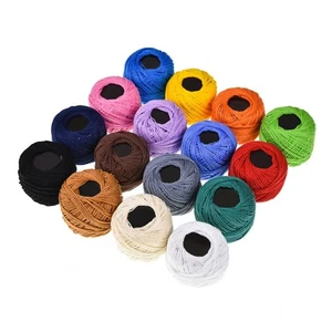 Hilos de coser 16 colores hilo de bordar punto de cruz poliéster colorido - Imagen 1 de 12