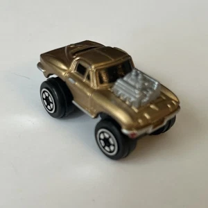 1988?Micro Machines Galoob Gold 1964 Chevrolet Corvette 1:160 Scale LOOSE CAR - Picture 1 of 5