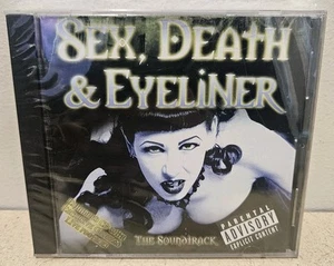 New Sex Death & Eyeliner The Soundtrack CD 2005 Various Artists Goth Rock Sealed - Foto 1 di 6
