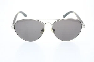 Toms Classic 301 Silver Wooden Aviator Sunglasses S003-018-01 Size 59/15-130 mm - Picture 1 of 10