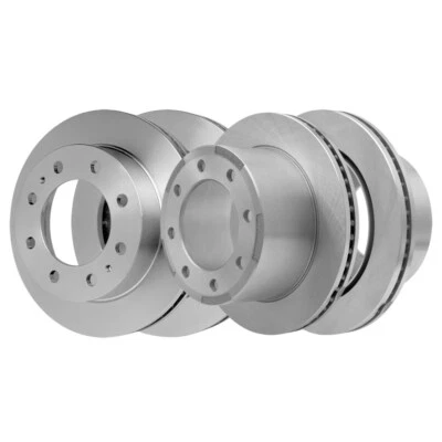 Juego de 4 rotores de freno ventilados delanteros y traseros para Chevrolet Silverado 3500 2006-2001 Foto 1 de 4