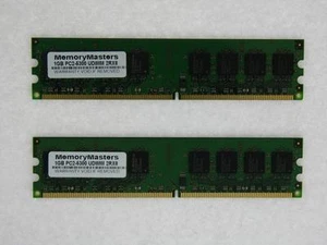2GB DDR2 PC2-5300 Memory Dell Dimension 8400 9100 9200 (2 x 1GB Memory Modules) - Picture 1 of 1