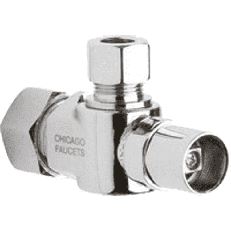Angle Stop Ball Valve With Loose CHICAGO FAUCETS STB-31-00-AB