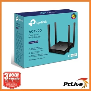 TP-LINK Archer C54 AC1200 Dual Band Wireless Router Access Point Range Extender - Picture 1 of 5