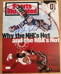 Mike Richter New York Rangers Sports Illustrated Autographed 11x14 JSA - Picture 1 of 2