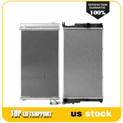 Fits 2012-2013 BMW 335i 2012-2013 BMW 335i xDrive AC Condenser and Radiator Foto 1 de 4