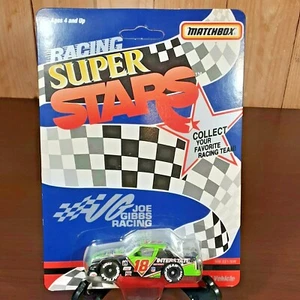 Vintage diecast 1992 Matchbox Mint unpunched Joe Gibbs Racing NASCAR Super Stars - Picture 1 of 4