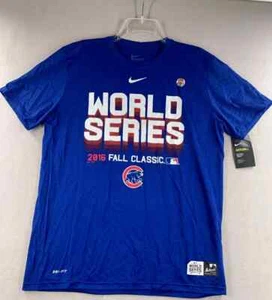 Chicago Cubs Nike 2016 World Series Authentic Collection T-Shirt Dri-FIT Men MLB - Picture 1 of 11