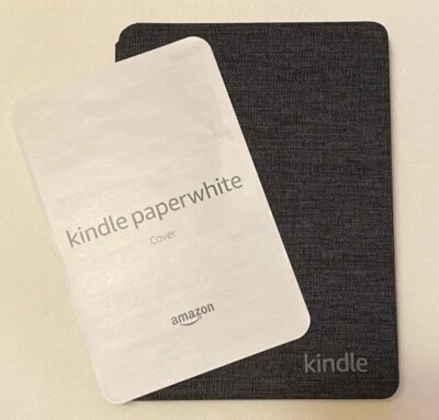 Amazon Kindle Paperwhite Tablet Fabric Cover - Black - Water Safe - Image 1 of 4