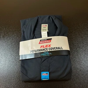 Dickies Flex Coverall Temp Control Cooling Performance Workwear Blue Mens 2XL - Picture 1 of 6