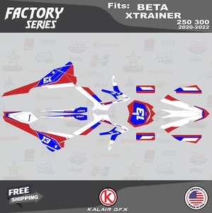 Graphics Kit for Beta Xtrainer 250 300 2020 2021 2022 Factory - BLUE-SHIFT - Picture 1 of 6