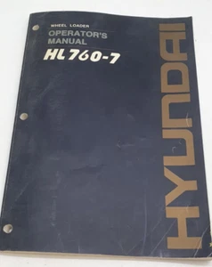 Hyundai HL760-7 Wheel Loader Factory Operators Manual - Picture 1 of 4