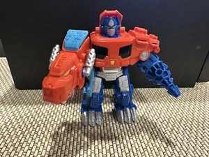Playskool Heroes Transformers Rescue Bots Optimus Prime Dino Bot T-Rex 5" - Picture 1 of 8