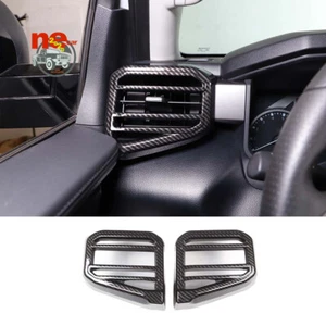 Side Air Outlet Trim Frame Kit ABS Forged Style For 22-23 Toyot@ Tundr@/Sequoi@ - Picture 1 of 10