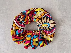 Gomme per capelli/scrunchies tessuti africani 100% cotone - Foto 1 di 4