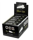 Full Box (25x) OCB Black Filtertips Papierfilter Tips perforiert Eindrehfilter