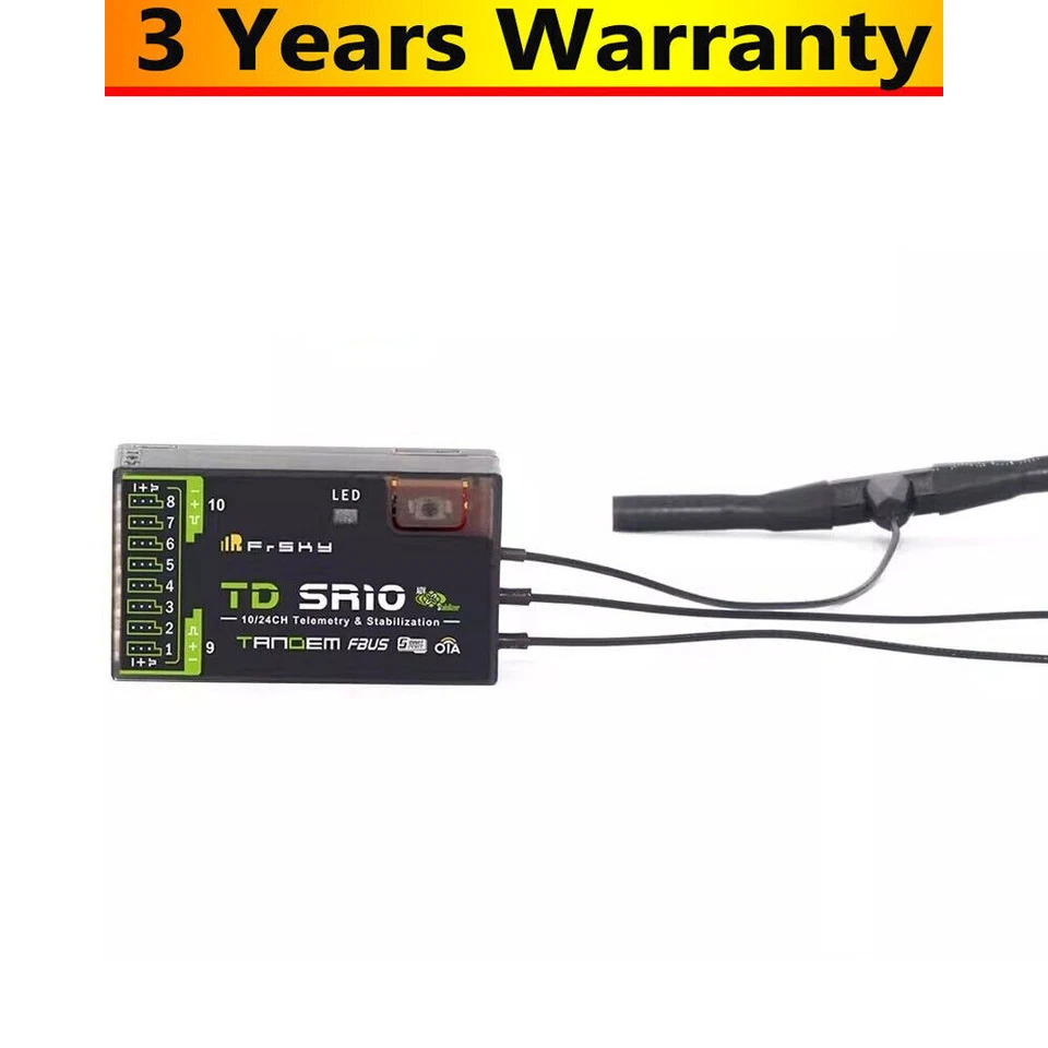 FrSky TD SR10 Dual Band Selbststabilisierender FPV Racing Drohne Empfänger OTA 10Kanal - Bild 1 von 1