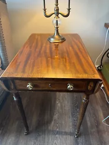 Henredon Aston Court Pembroke drop leaf table - vintage 1980's - Mahogany - Picture 1 of 8