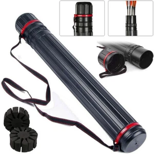 43" Flechas de Caza Ajustables Tubo Carcaj Estuche Aljaba de Hombro con 2 Sujeciones de Espuma - Imagen 1 de 15