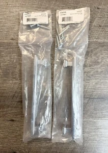 LOT OF TWO (2) Emtek 86302 US26 Geometric Rectangular Cabinet Pull 6" Chrome - Picture 1 of 4