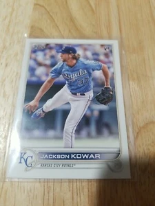 2022 Series 1 Base Advanced Stat #264 Jackson Kowar /300 - Kansas City Royals - Picture 1 of 3