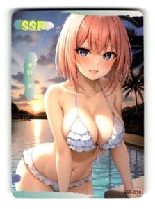 Waifu Goddess Story Pink Beauties Sexy Girl Anime SSR-018 - Picture 1 of 4