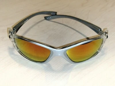 Espejo humo LENTE DISEÑADOR ESTILO GAFAS DE SOL marcos plateados hombre mujer NUEVO Foto 1 de 4