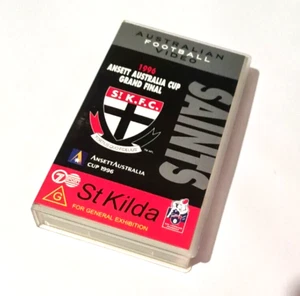 Ansett Cup Final St Kilda vs Carlton Blues 1996 video VHS no DVD AFL VFL - Imagen 1 de 2