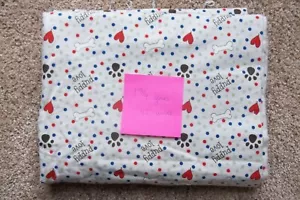 LIL ONES Flannel Fabric By DENA DESIGNS For Fabric Traditions~PUPPY LOVE~1.75 Yd - Picture 1 of 3