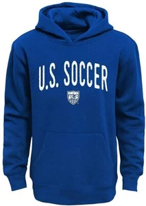 Outerstuff US International Soccer Youth Blue Hooded Sweatshirt - Picture 1 of 1