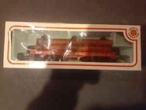 Bachmann scala HO: Flatcar con tronchi, Louisville e Nashville - Foto 1 di 5
