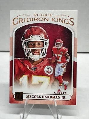 2019 Donruss Rookie Gridiron Kings Football #RGK-15 Mecole Hardman Jr. KC Chiefs - Image 1 of 2