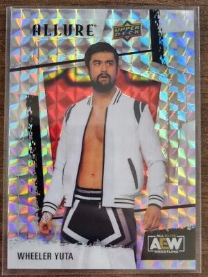 2022 AEW Wheeler Yuta White Diamond /50 ALLURE Trading Card Upper Deck #85941 - Image 1 of 2