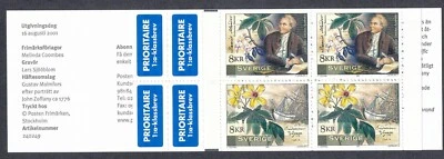Sweden #2419d Daniel Solander Botanist Booklet Postage Stamps Europe 2001 MNH - Image 1 of 2