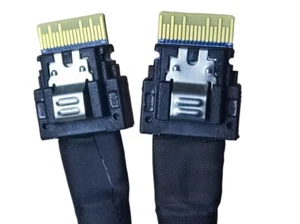Xiwai Cable PCI-E Slimline SAS 4.0 SFF-8654 4i 38pin Host to SFF-8654 Slim 60cm - Picture 1 of 4