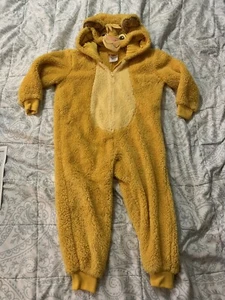 Disney Store Simba Disfraz de Halloween Niño Talla 4 Rey León Pijama Mono - Imagen 1 de 6