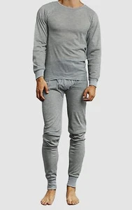 $40 Galaxy Men's Gray 2-Piece Lightweight Thermal Set Size M - Picture 1 of 1