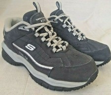 skechers lace up sneakers azul