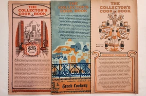 Womans Day Collectors Cook Book Insert VTG French Greek Mexican Lot of 3 - 1960s - Imagen 1 de 6