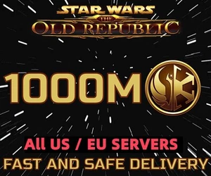 SWTOR Credits 1000M / All NA EU Servers - Star Forge, Satele Shan / Fast & Safe - Afbeelding 1 van 1