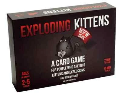 Exploding Kittens - Card Games | NSFW Edition - Fast & FREE Shipping - Image 1 of 4