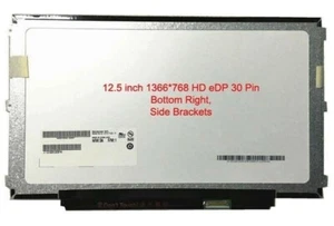 12.5" HD EDP Screen for HP EliteBook 820 G2 G3 HB125WX1-201 V3.0 side bracket - Picture 1 of 3