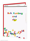 Brainbox Candy Rude 'Bah Humbug & Sh*T' Christmas Card Funny Cheeky