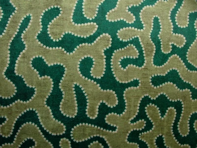 Meeresalgen Smaragd Dick Plüsch samt Stoff Vorhang Polster Multi Verwendung - Bild 1 von 4