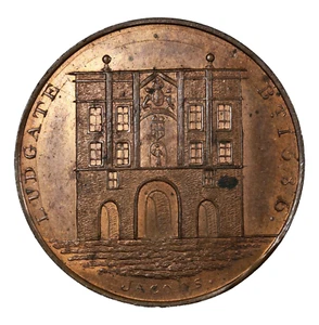 England Middlesex London Skidmore's Ludgate Halfpenny Conder Token D&H-657 - Picture 1 of 2