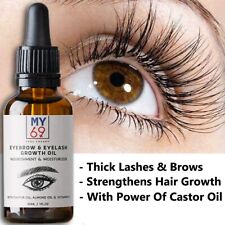 100% Pure, Cold Pressed Castor Oil Stimulate Growth for Eyelashes, Eyebrows Hair