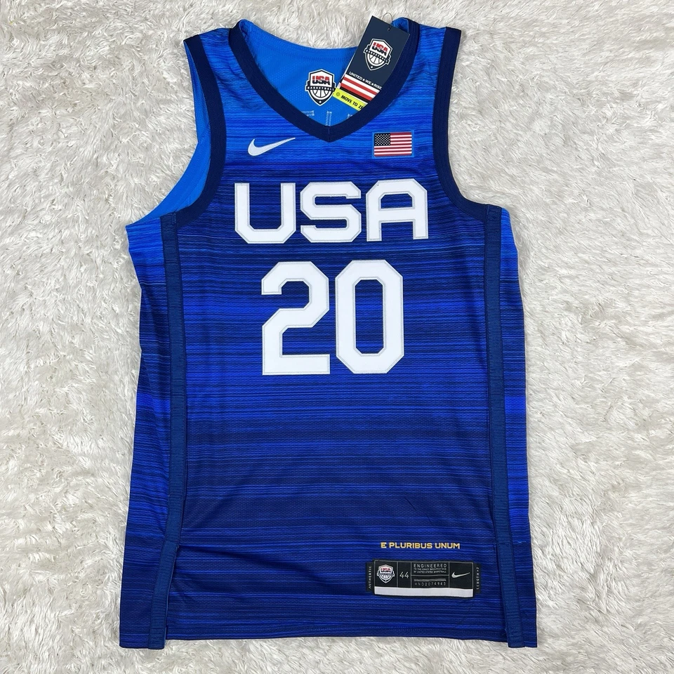 Nike Team USA 2020 Authentic Vaporknit Basketball Jersey Size 44 (M) CT6562-451